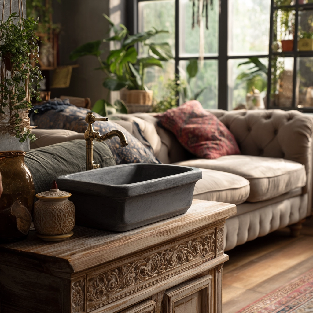 Wash Basin Ideas In Living Room 25