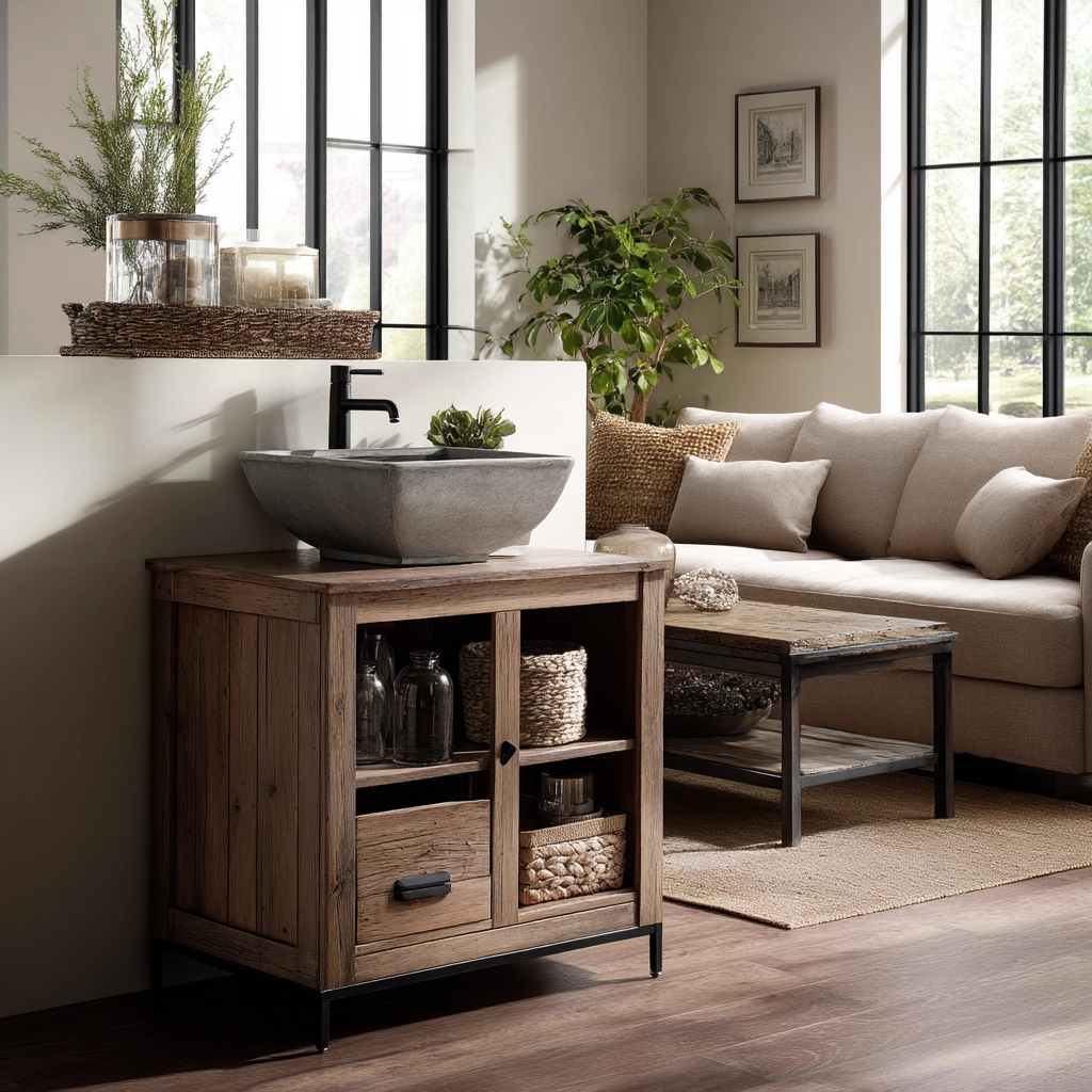 Wash Basin Ideas In Living Room 33