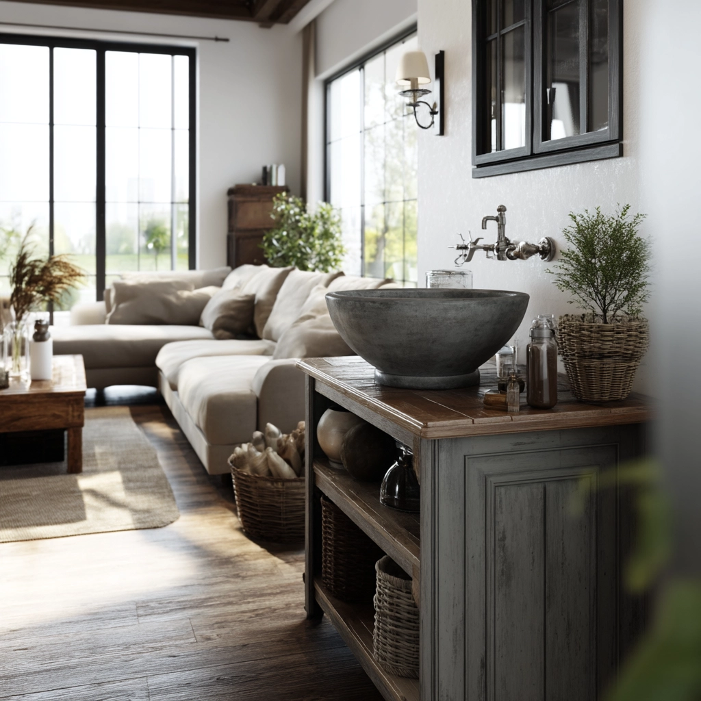 Wash Basin Ideas In Living Room 42