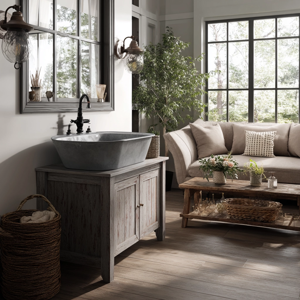 Wash Basin Ideas In Living Room 43