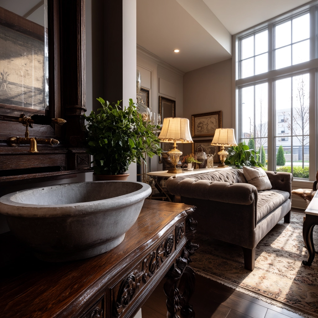 Wash Basin Ideas In Living Room 51