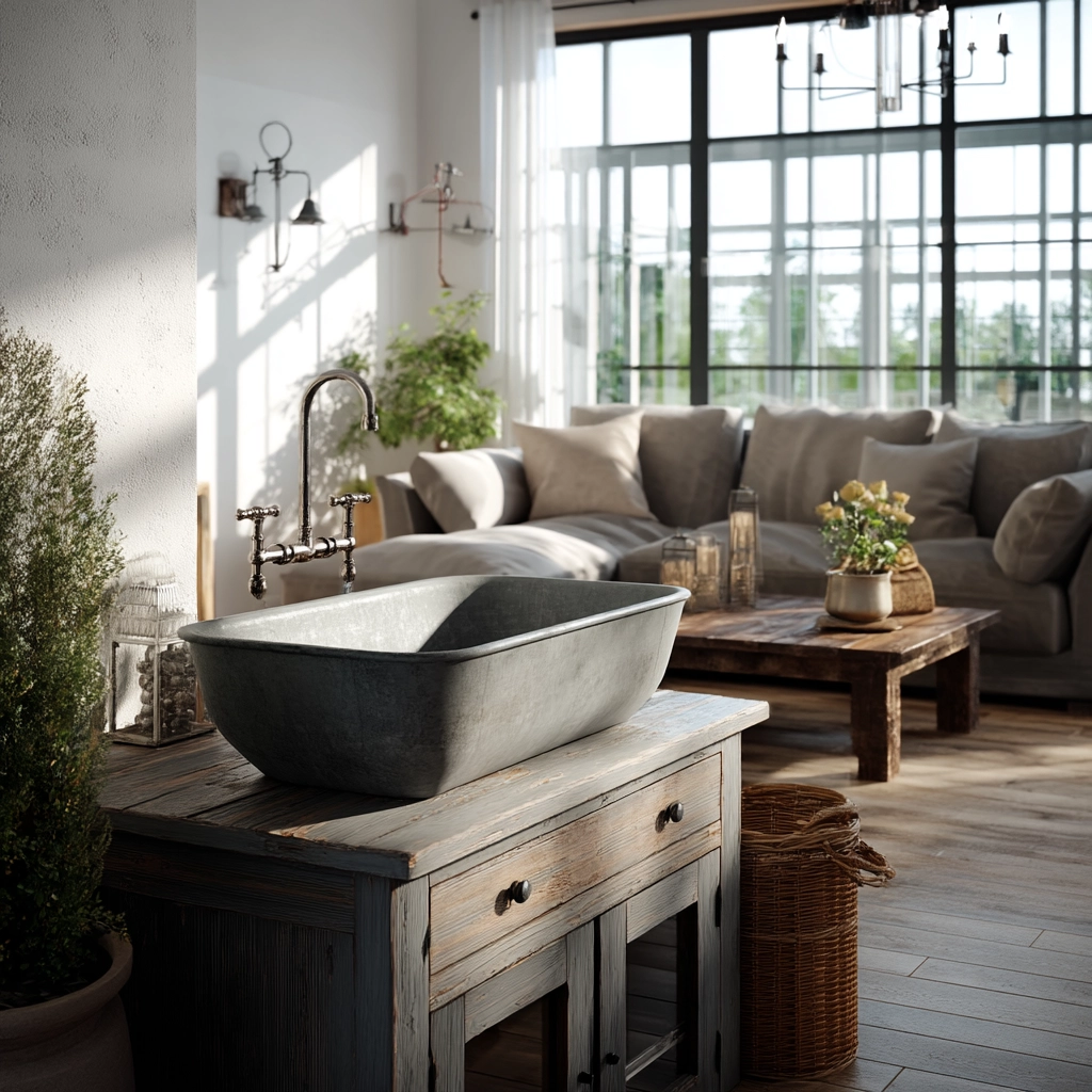 Wash Basin Ideas In Living Room 57