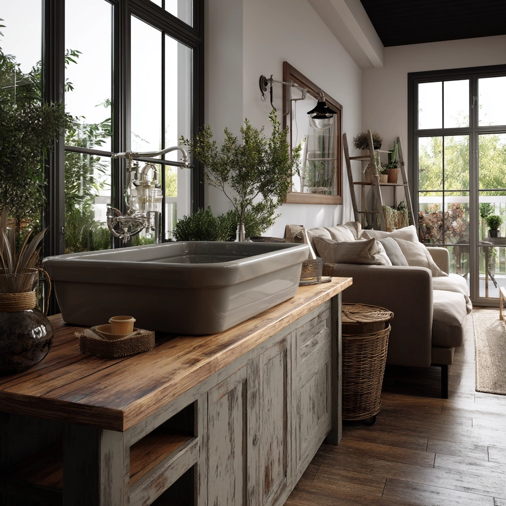 Wash Basin Ideas In Living Room 58