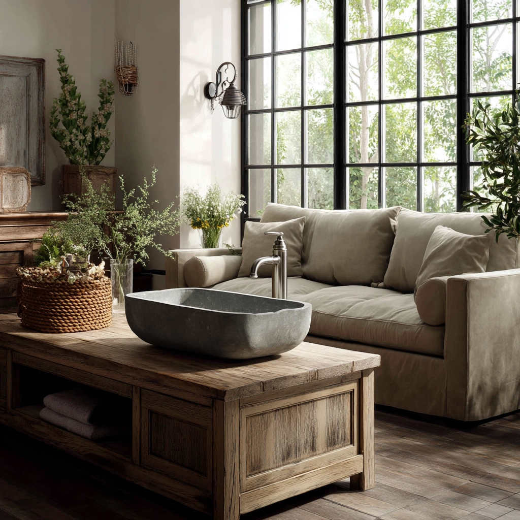 Wash Basin Ideas In Living Room 59