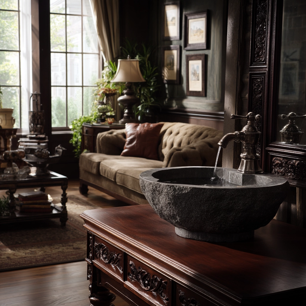 Wash Basin Ideas In Living Room 76