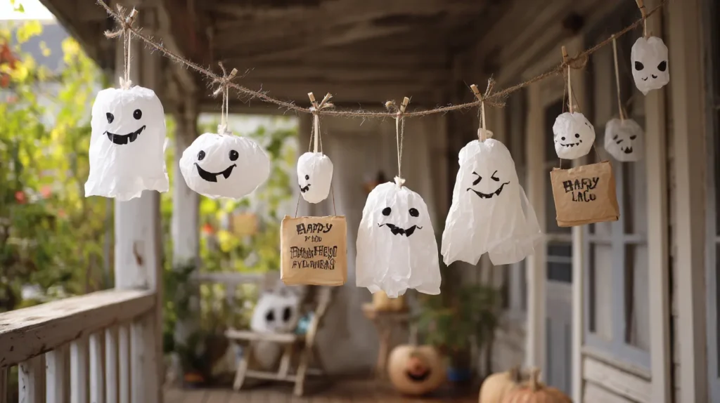 A Cheerful Ghostly Greeting Line