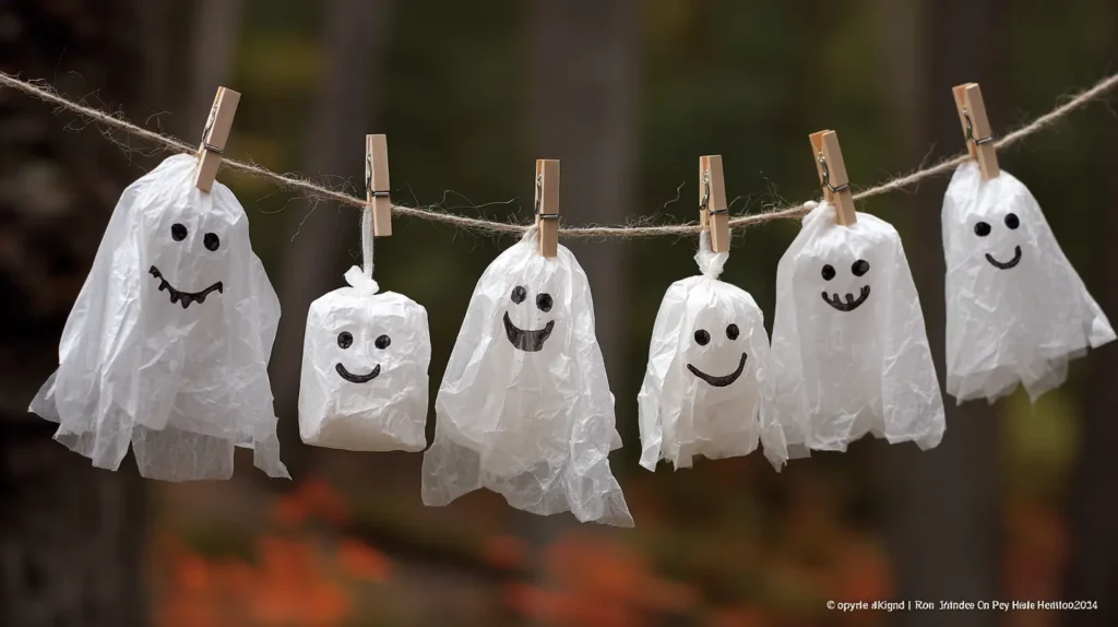 A Cheerful Ghostly Greeting Line