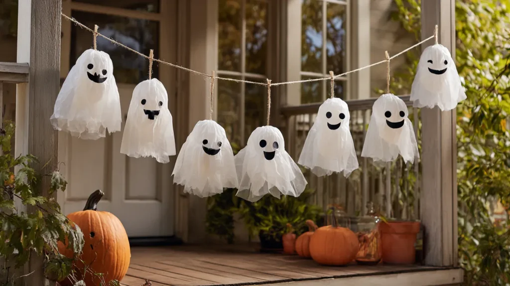 A Cheerful Ghostly Greeting Line