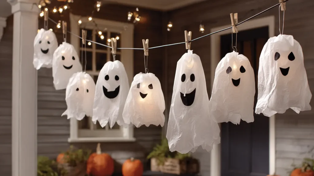 A Cheerful Ghostly Greeting Line