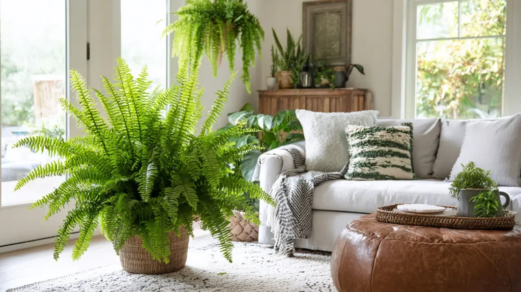 A Lush Boston Fern Haven