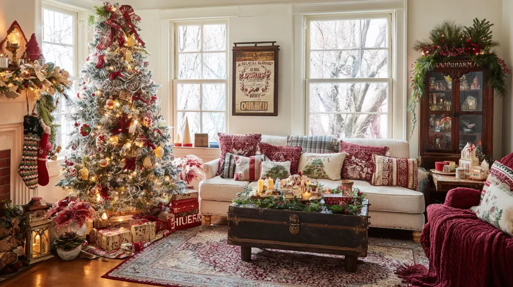 A Nostalgic, Vintage-Inspired Christmas Setting
