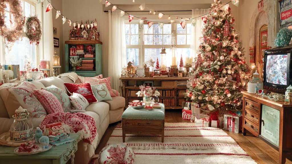 A Nostalgic, Vintage-Inspired Christmas Setting