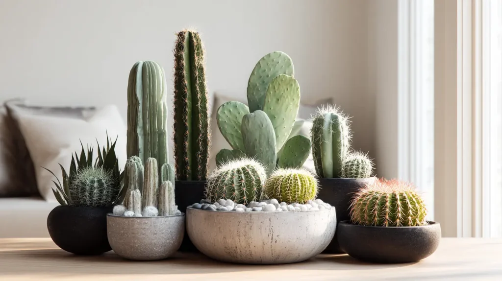 A Sculptural Cactus Arrangement