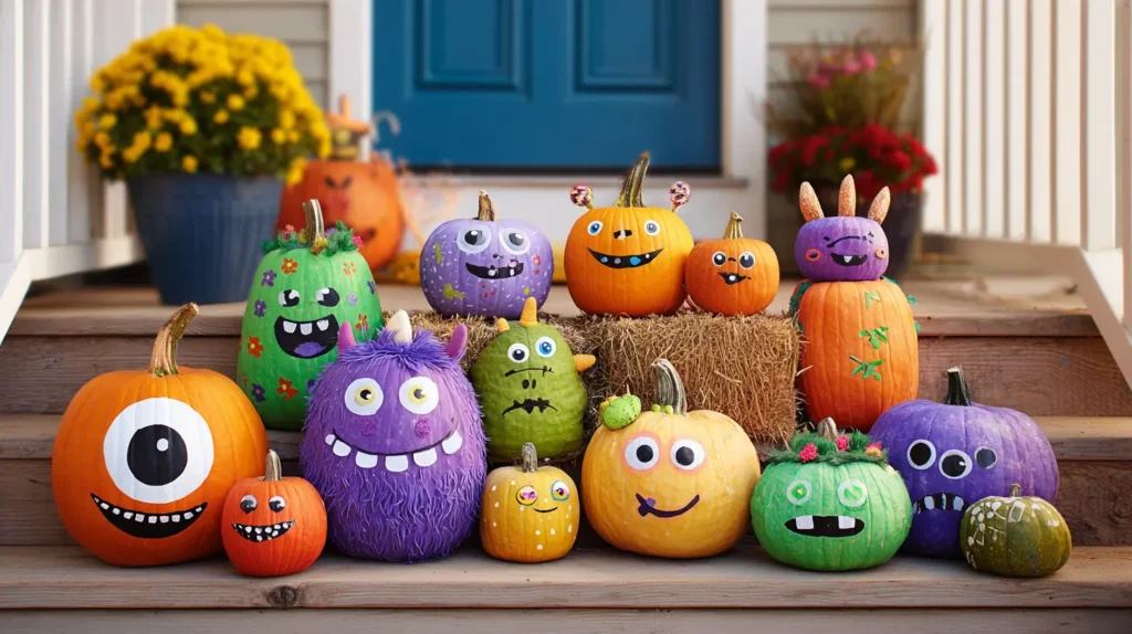 A Silly, Smiling Pumpkin Patch