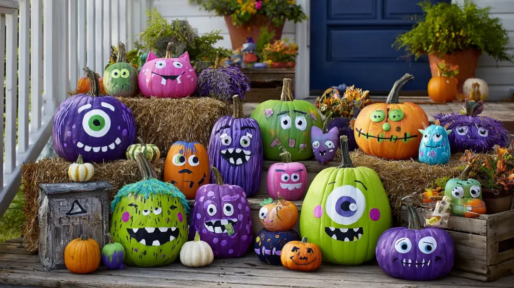 A Silly, Smiling Pumpkin Patch