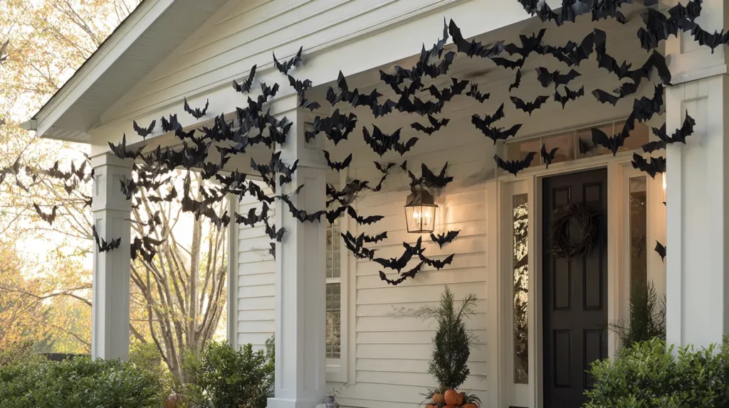 A Swarm of Bats at Twilight