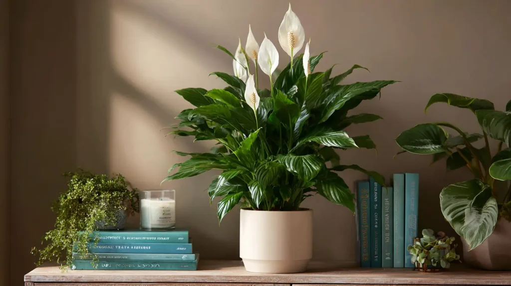 Air-Purifying Peace Lilies