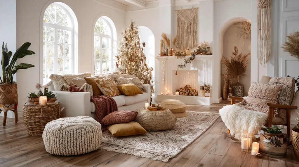 Bohemian Holiday with Macrame and Earthy Tones