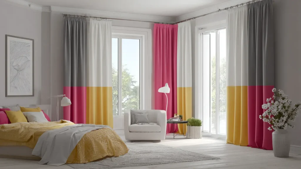 Bold and Bright with Color-Blocked Panels