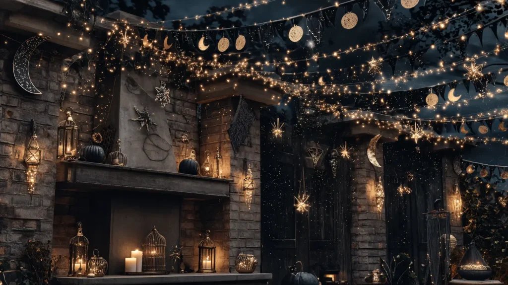 Celestial Scares Moon Phases & Twinkling Constellations