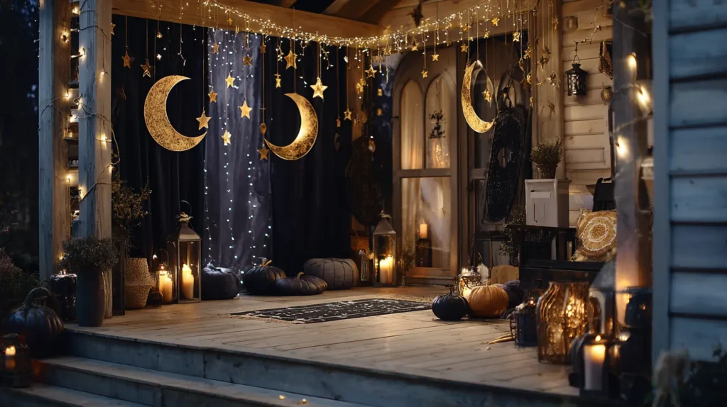 Celestial Scares Moon Phases & Twinkling Constellations