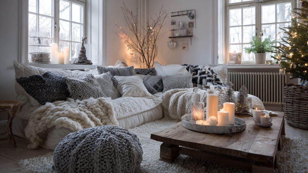 Christmas Decorations Spacious Living Room Ideas