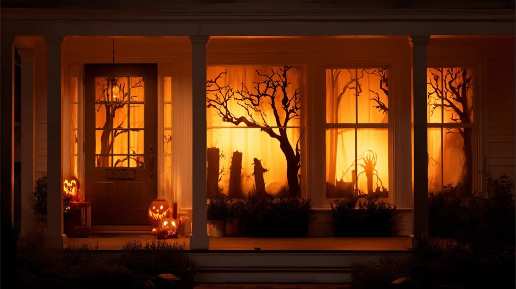 Dramatic Silhouettes in the Windows