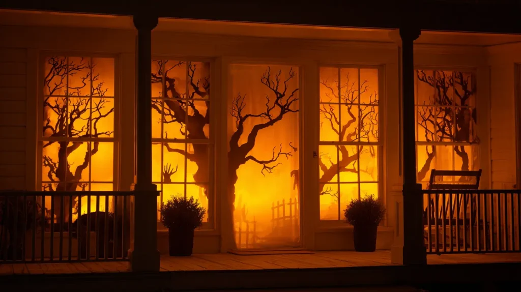 Dramatic Silhouettes in the Windows