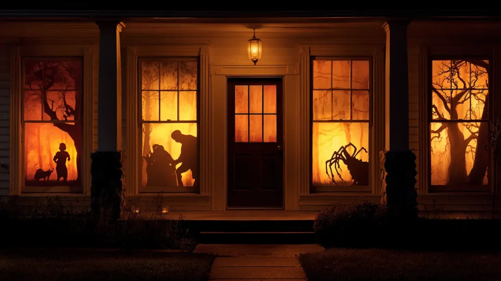 Dramatic Silhouettes in the Windows