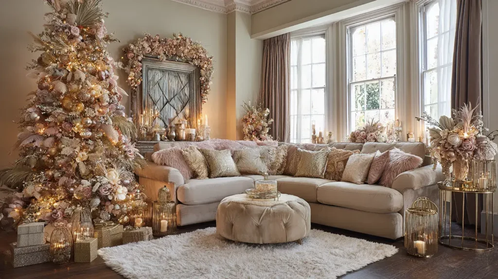Gilded Glamour with Gold, Cream, and Champagne