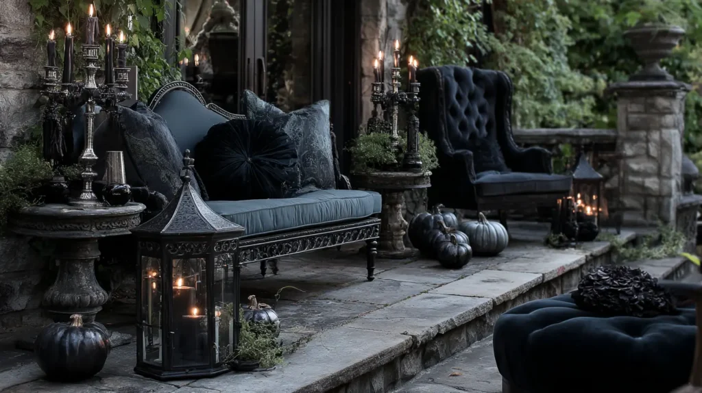 Gothic Grandeur The Elegance of Deep Tones & Vintage Finds