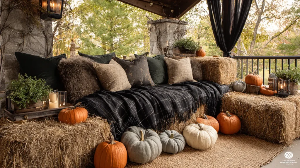 Hay Bale Haunt Chic Textures & Rustic Touches