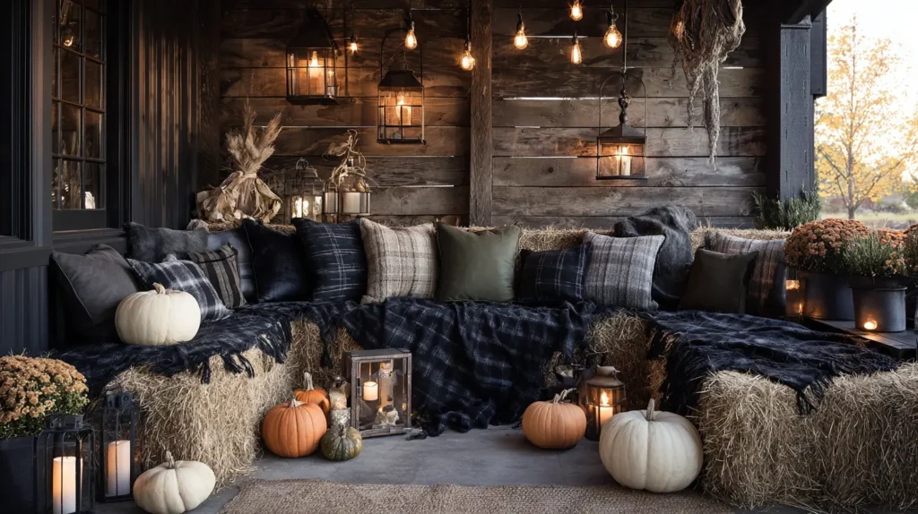 Hay Bale Haunt Chic Textures & Rustic Touches
