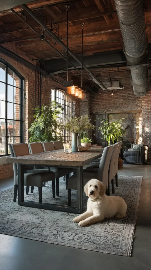 Large Dining Room Ideas - Modern Industrial Vibes