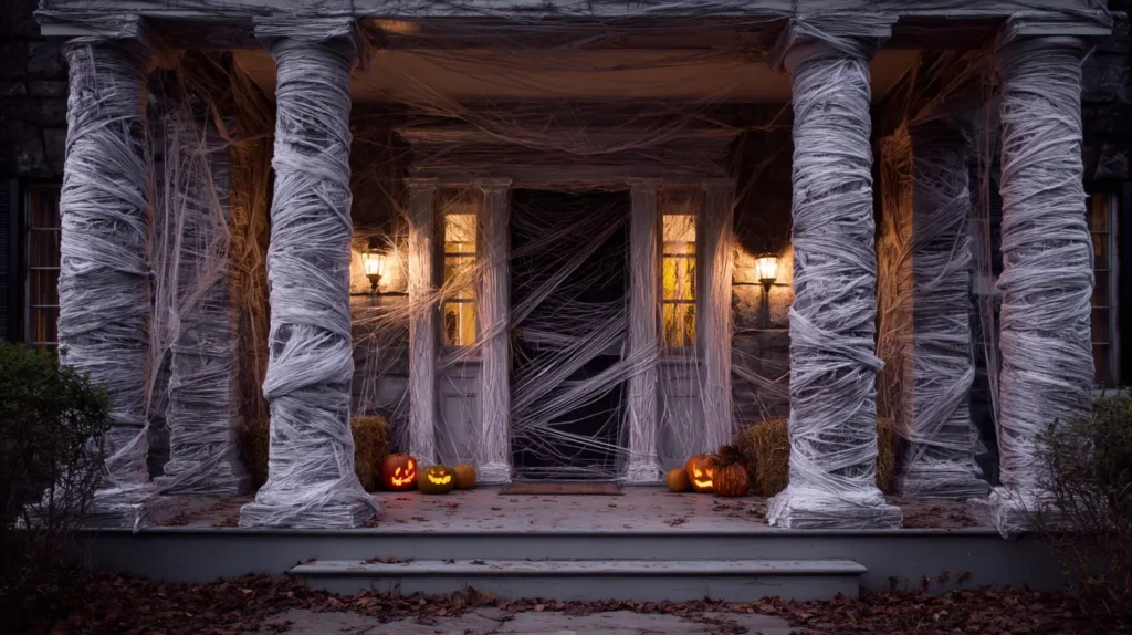 Mummy-Wrapped Columns and Doors