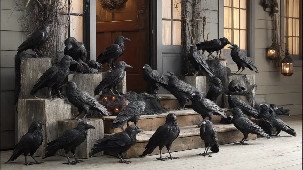 Ominous Crows and Ravens