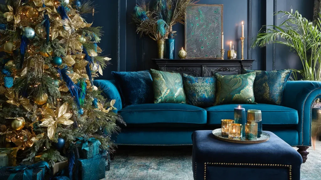 Sophisticated Jewel Tones of Navy, Gold, and Emerald