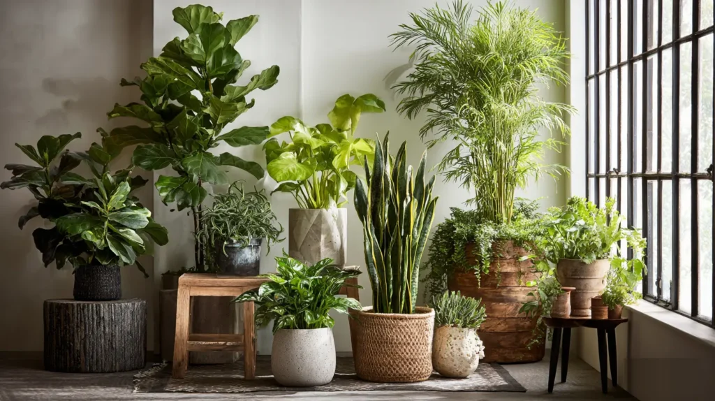 The Art of the Plant Cluster A Lush, Layered Oasis