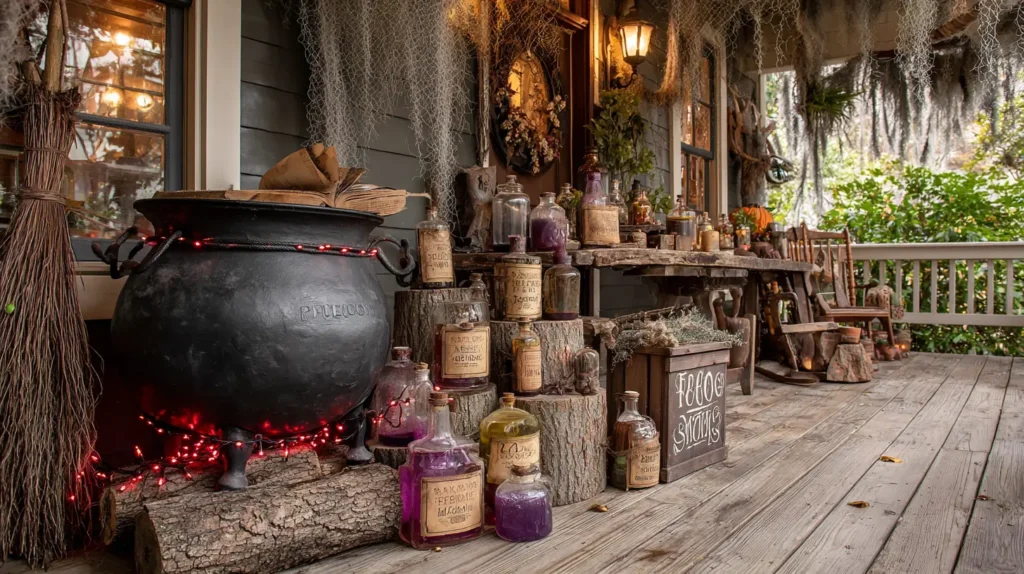 The Witch's Apothecary & Cauldron