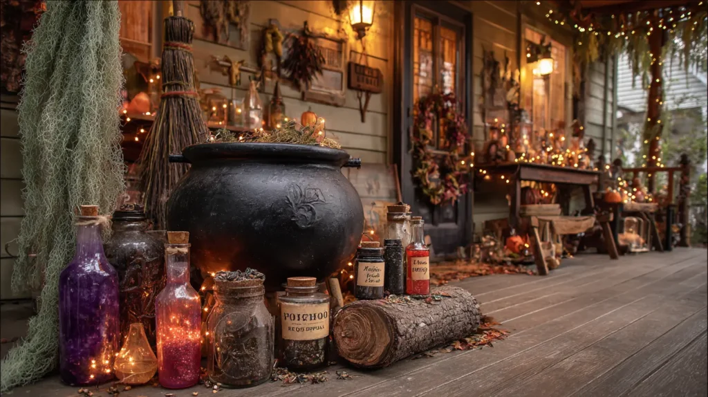 The Witch's Apothecary & Cauldron