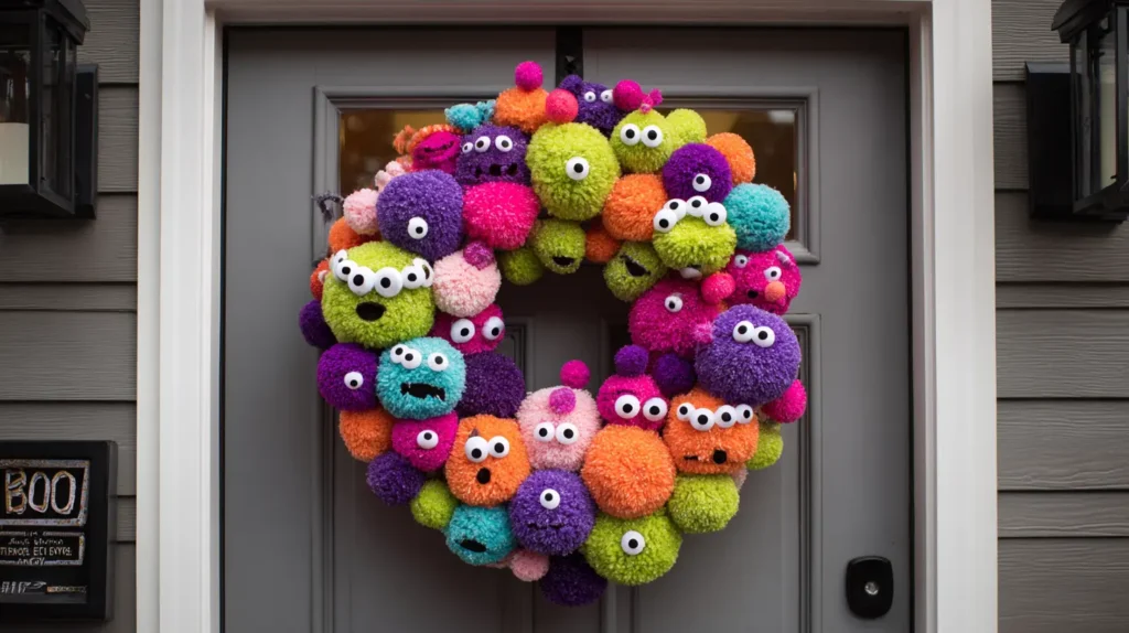 Whimsical Wreath of Monsters