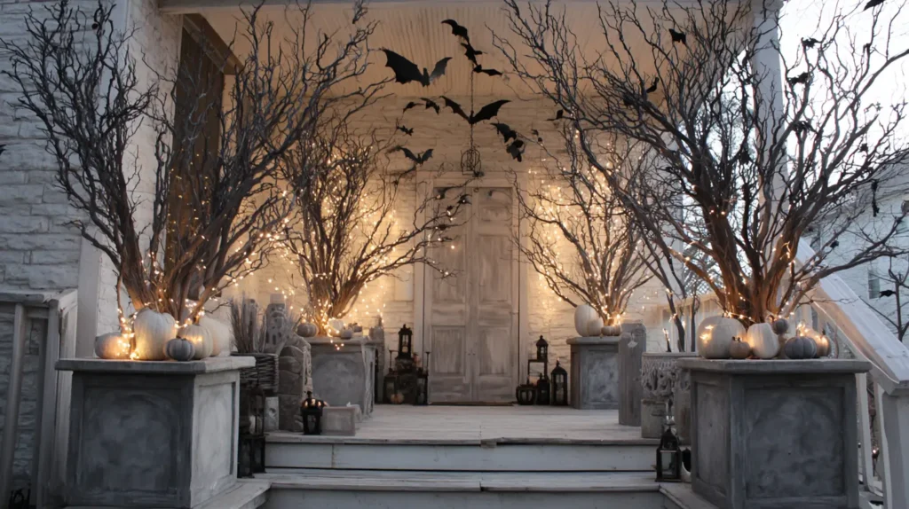 Whispering Woods Bare Branches & Ethereal Lighting