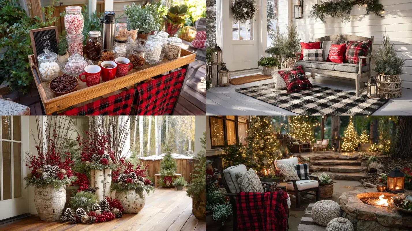 20 Patio Christmas Decor Ideas