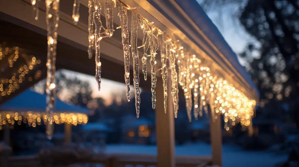A Cascading Waterfall of Icicle Lights