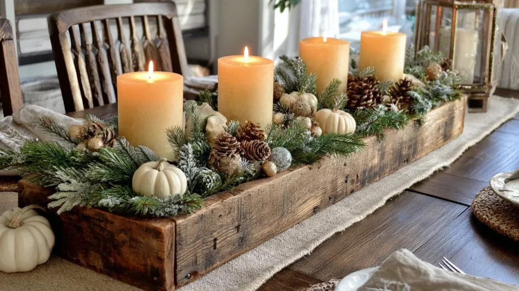 A Farmhouse Table Centerpiece