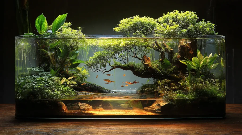 Amazon River Basin Biotope in a Jar