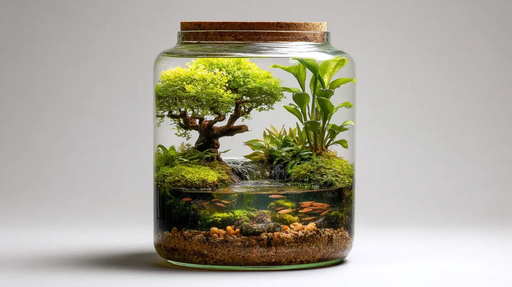 Amazon River Basin Biotope in a Jar