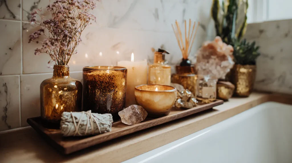 Aromatherapy Corners with Candles and Diffusers