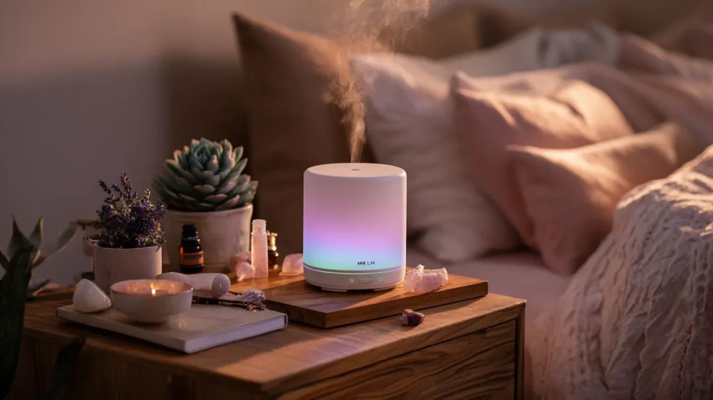 Aromatherapy Diffuser Nightstand Station