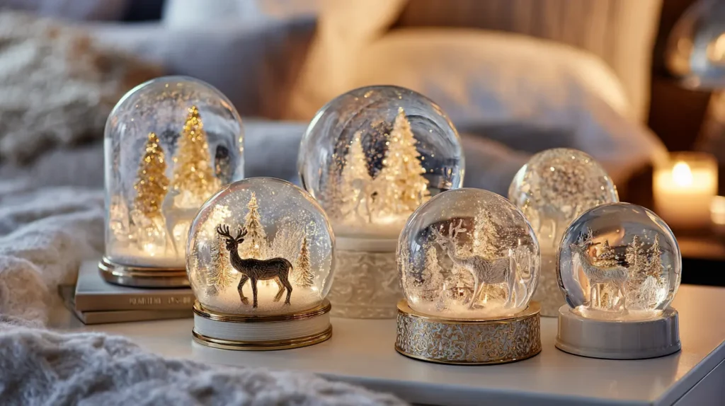 Bedside Tabletop Snow Globe Collections